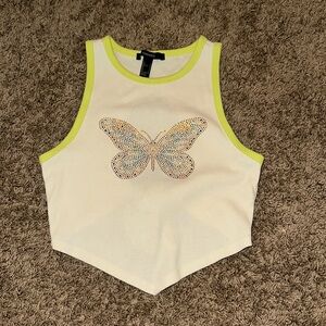 Women’s butterfly crop top